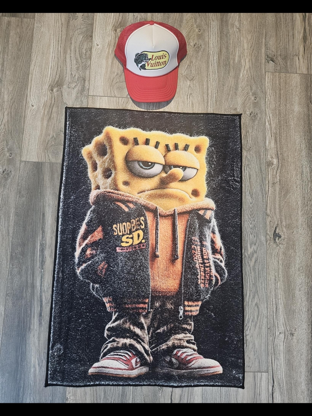SponegBob Drip Rug